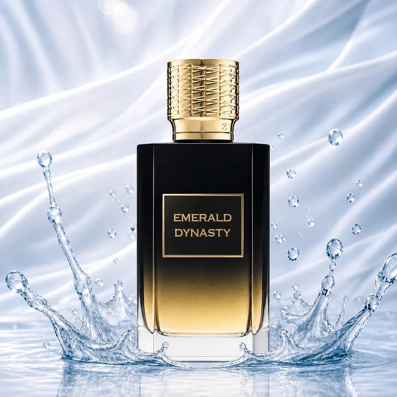 MIØ Emerald Dynasty – Autoduft, Fruchtig & Holzig, Duftmotiv als Flakon