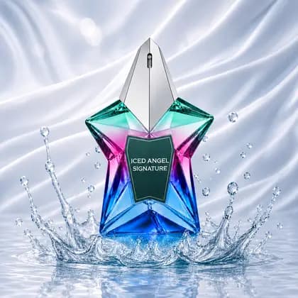 MIØ Iced Angel Signature – Autoduft, Gourmand & Süß, Duftmotiv als Flakon