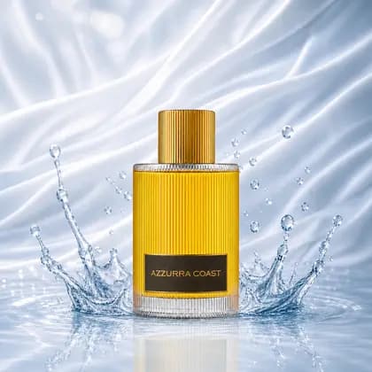 MIØ Azzurra Coast – Autoduft, Frisch & Aquatisch, Duftmotiv als Flakon