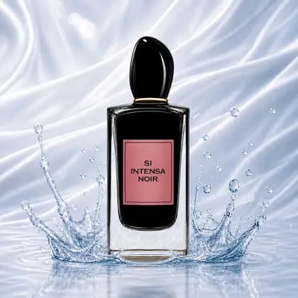 MIØ Si Intensa Noir – Autoduft, Blumig & Elegant, Duftmotiv als Flakon