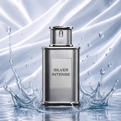 MIØ Silver Intense – Autoduft, Frisch & Aquatisch, Duftmotiv als Flakon