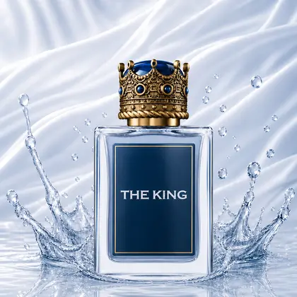 MIØ The King – Autoduft, Fruchtig & Holzig, Duftmotiv als Flakon